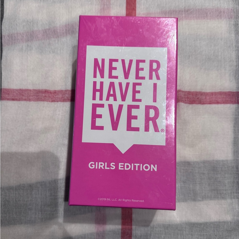 Never Have I Ever Girls Edition Card Game
